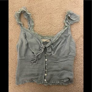 Illa Illa cute blue summer crop top